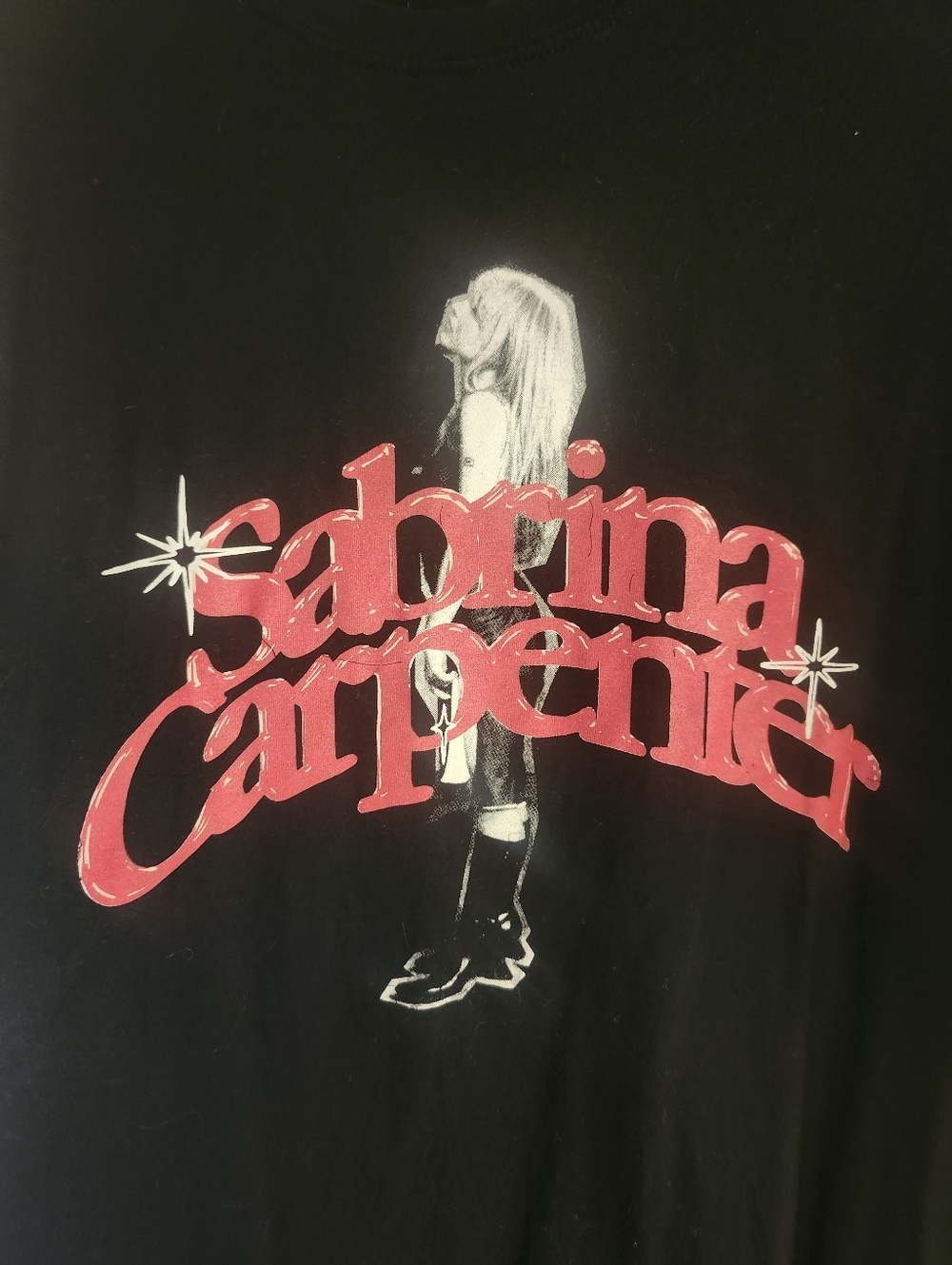 🖤❤️✨EUC Sabrina Carpenter "Sabrina Carpenter Graphic T-Shirt" 💯% Cotton🙌🏻2XL - Picture 5 of 7